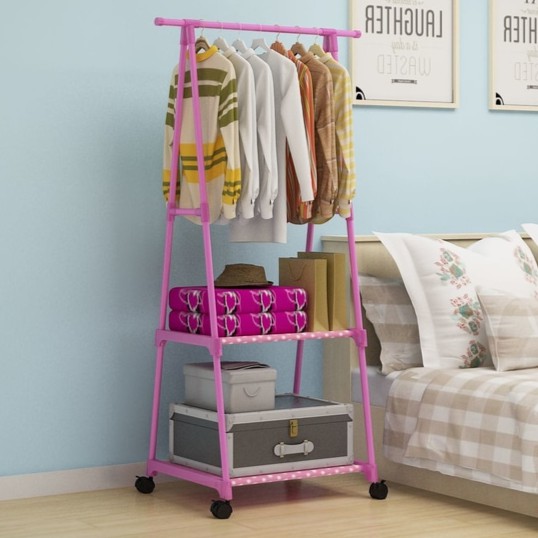 Triangle Stand hanger rak buku pakaian serbaguna / Gantungan Jilbab / Hanger Jilbab / Rak Jilbab