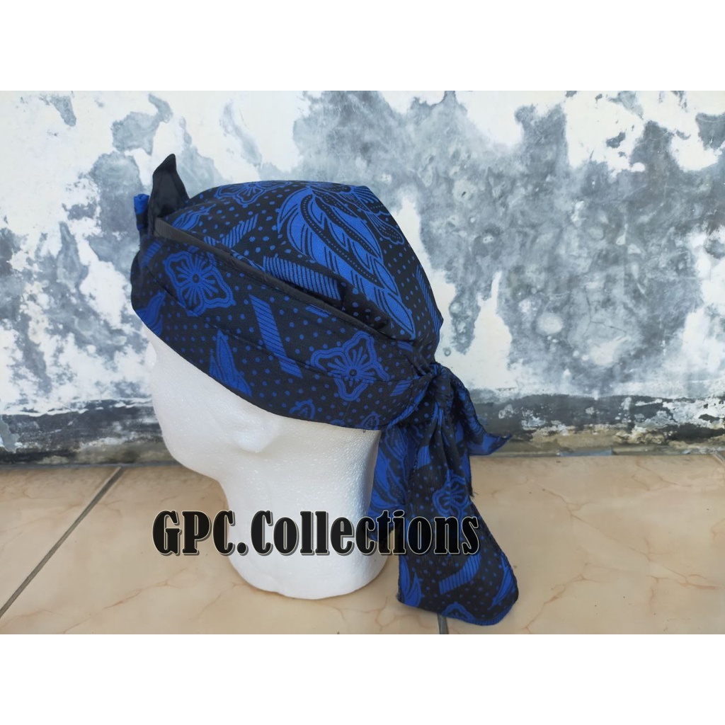 Blangkon Dewasa Motif Khas Baduy /Ikat Kepala Dewasa Motif full Corak Baduy