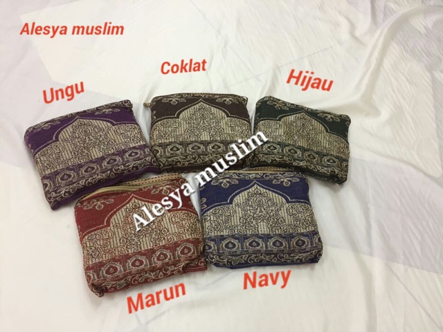 sajadah tas imut motif batik