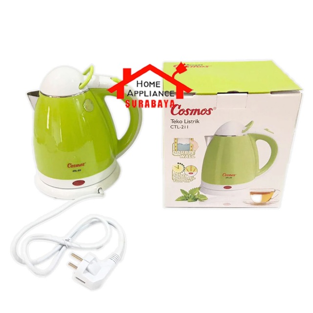 Kettle / Teko / Ceret Elektrik Listrik Cosmos CTL-211 / CTL 211 / CTL211 Kapasitas 0.8 Liter