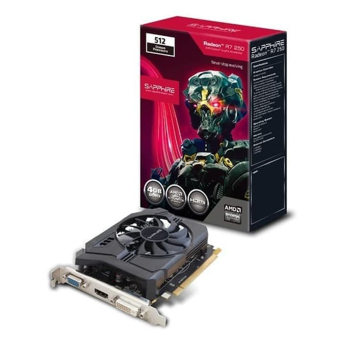 SAPPHIRE RADEON VGA R7 250 4G D3