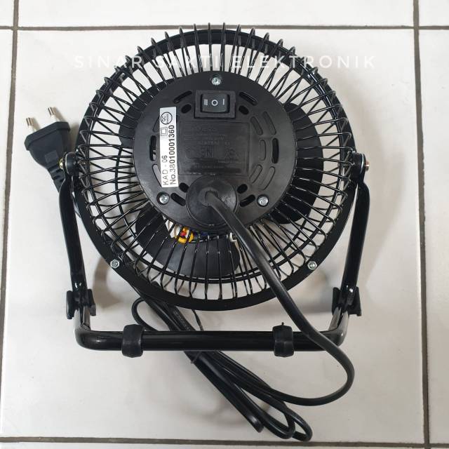 Kipas angin meja miyako desk fan 6 inch industrial fan besi mini 6&quot;