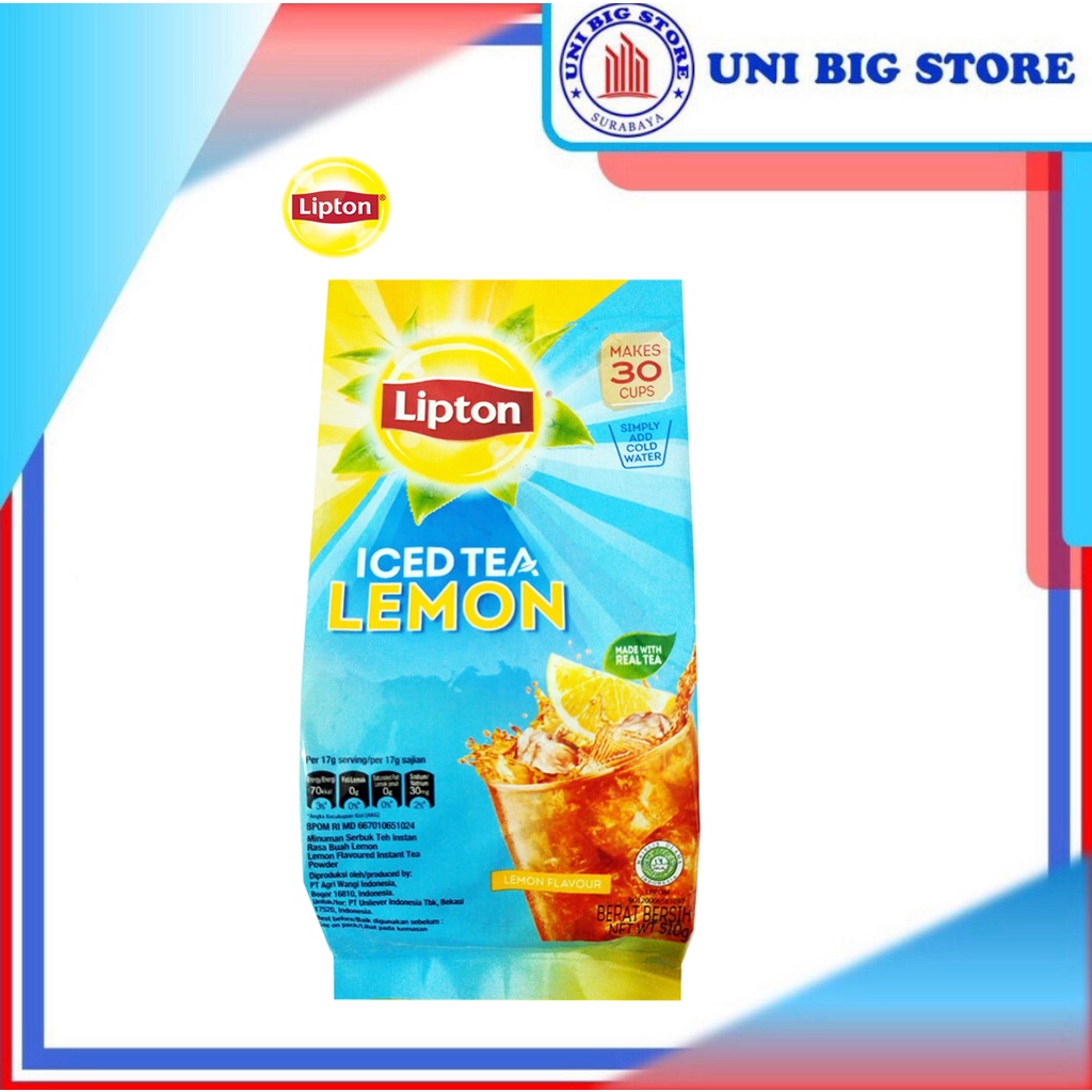 Lipton Iced Ice Tea Lemon Powder 510 gr