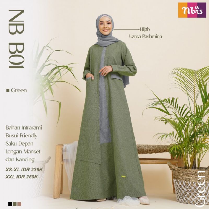 NB B01 NIBRAS GAMIS DEWASA