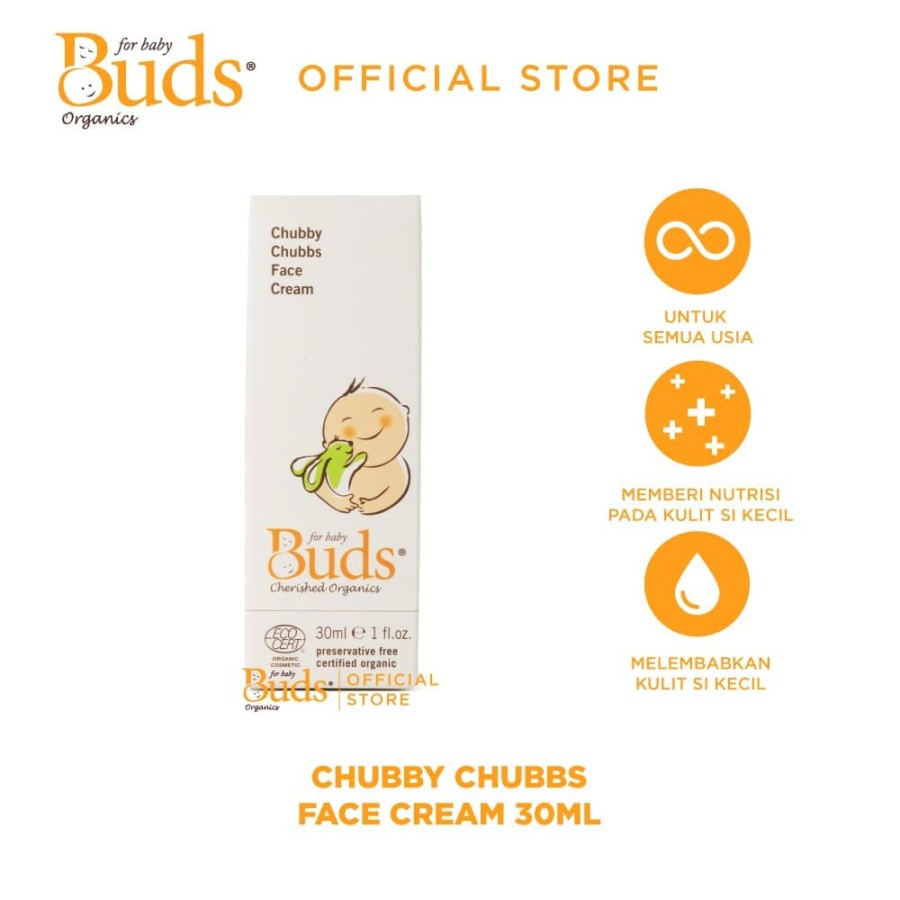 Makassar ! Buds Organics Chubby Chubbs Face Cream 30 ml