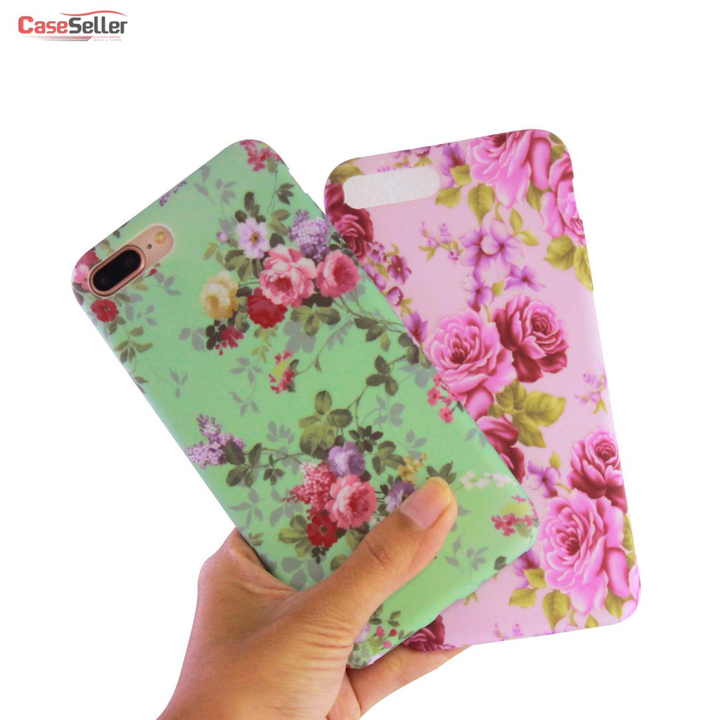 CaseSeller - SoftCase / Softshell / Silicone Motif Bunga Iphone X