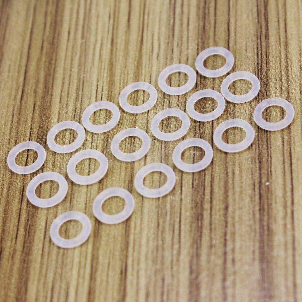 120Pcs Keycap O-Ring Karet Warna Putih untuk Cherry MX