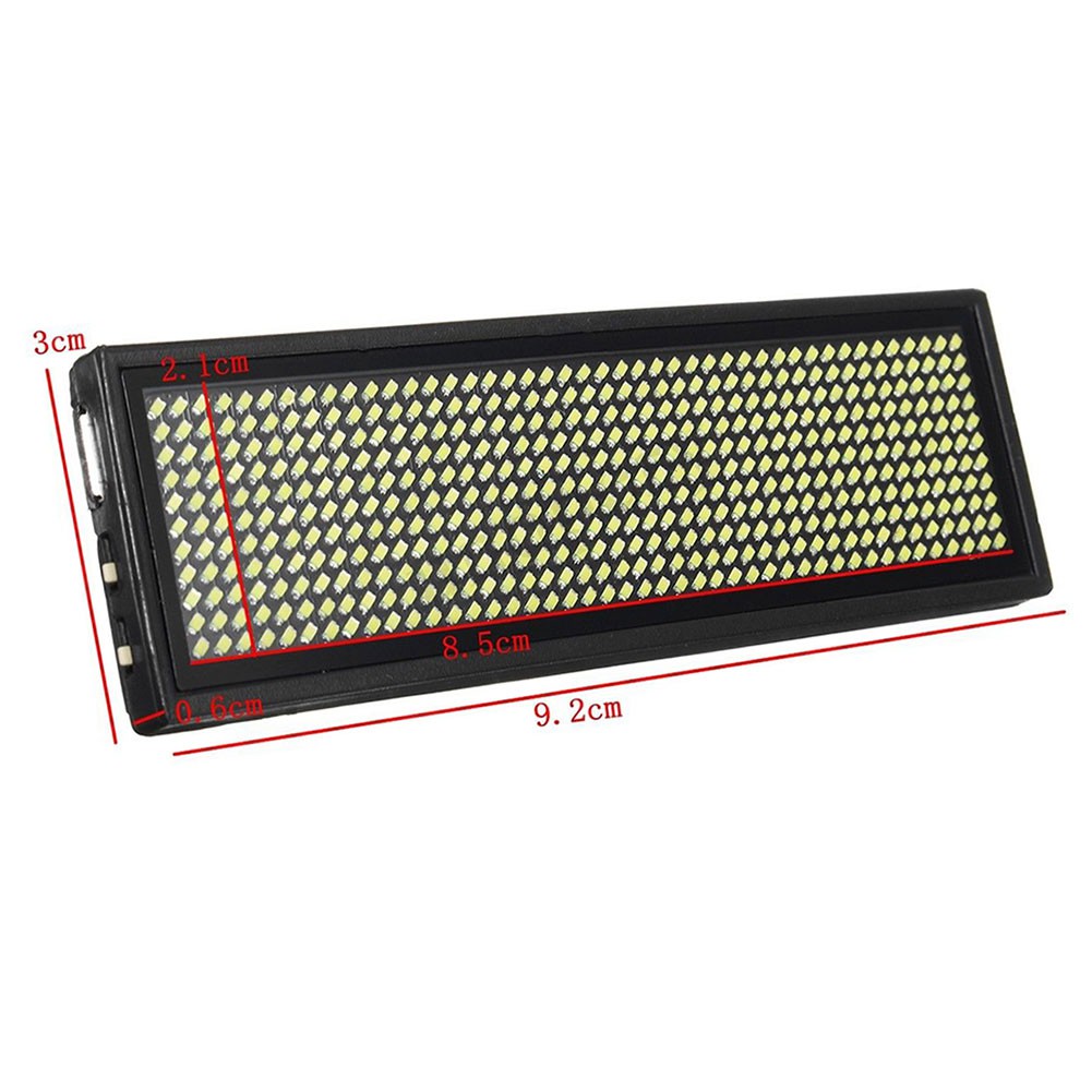 【READY STOCK】Mini LED Digital Programmable Rechargeable Scrolling Name Message Tag Sign