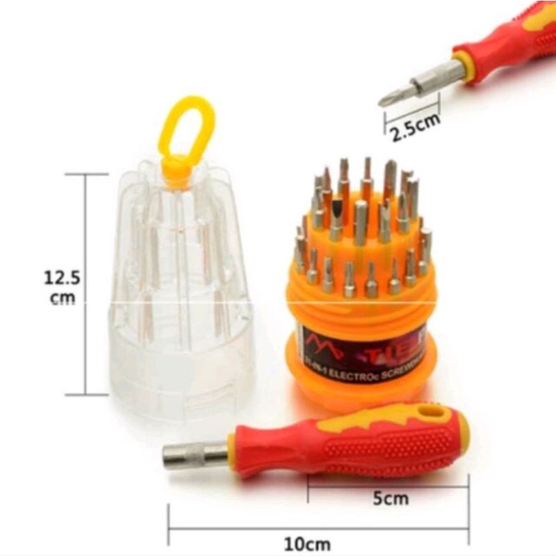 Obeng Set Multifungsi 31 in 1 Serbaguna