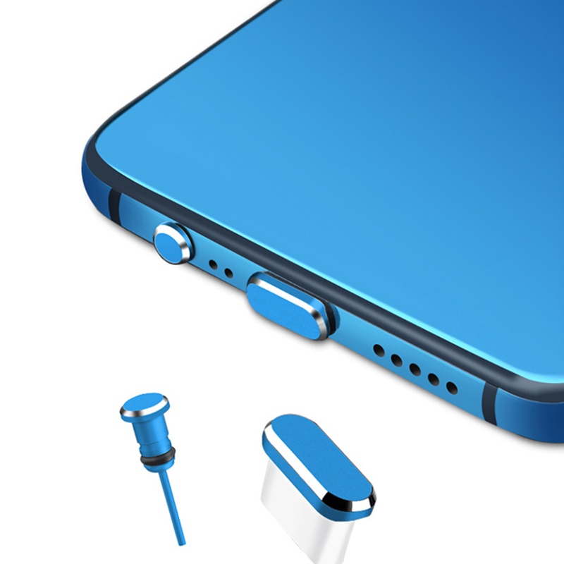 &lt; E2id &amp; &gt; Plug Port Usb Tipe-C Anti Debu Untuk Smartphone