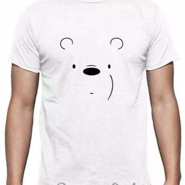 KAOS WE BARE BEARS ICE BEAR BY CLOTHSERTO
