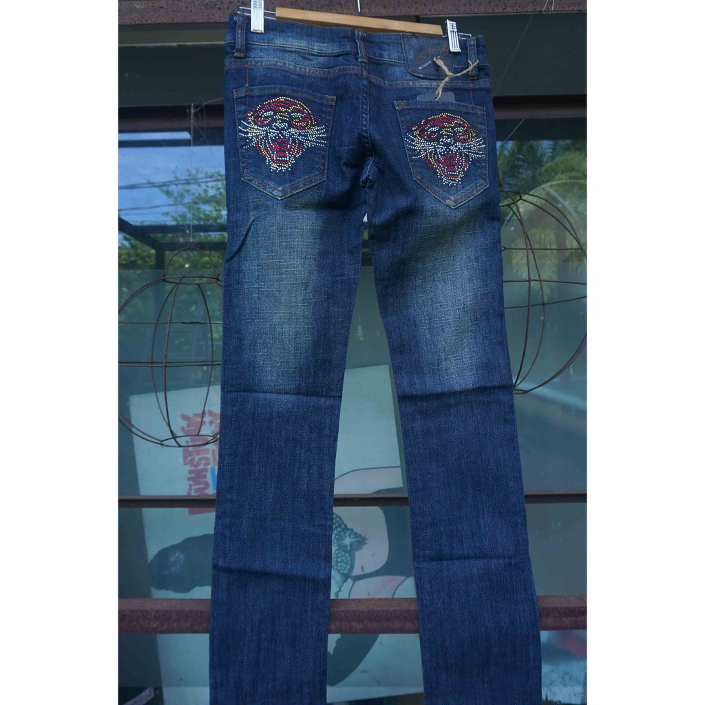 Jeans Wanita Ed Hardy Size 28