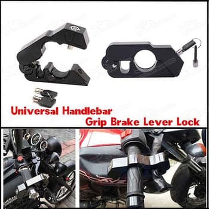 NEW GRIPLOCK GRIP LOCK CAPSLOCK Kunci gembok Pengaman motor anti maling