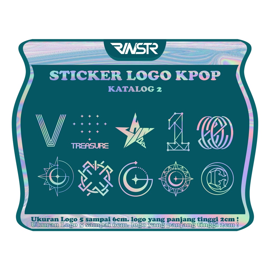

STIKER CUTTING LOGO KPOP ( KATALOG 2 )