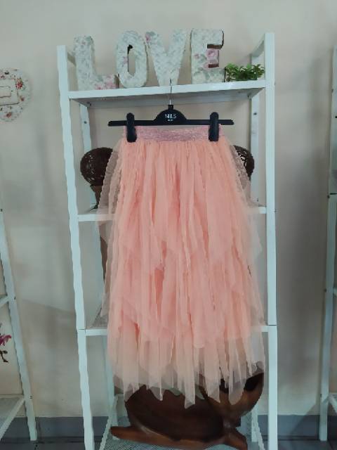Tutu skirt rawis dewasa 3lyr /75cm