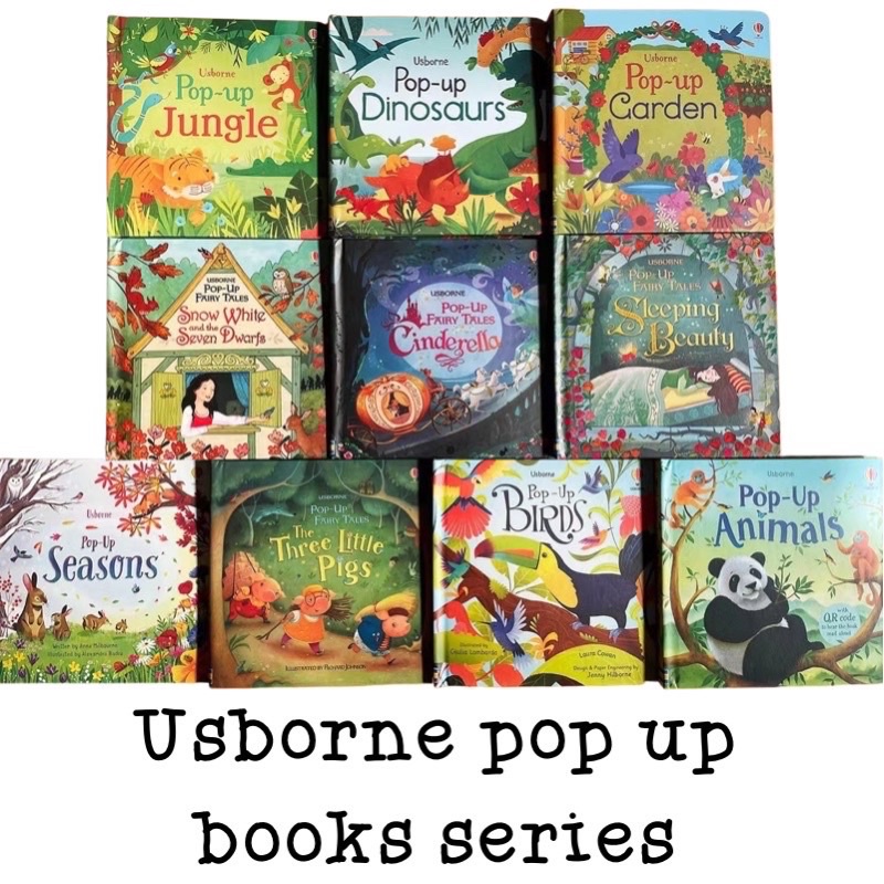 Usborne pop up - buku import anak