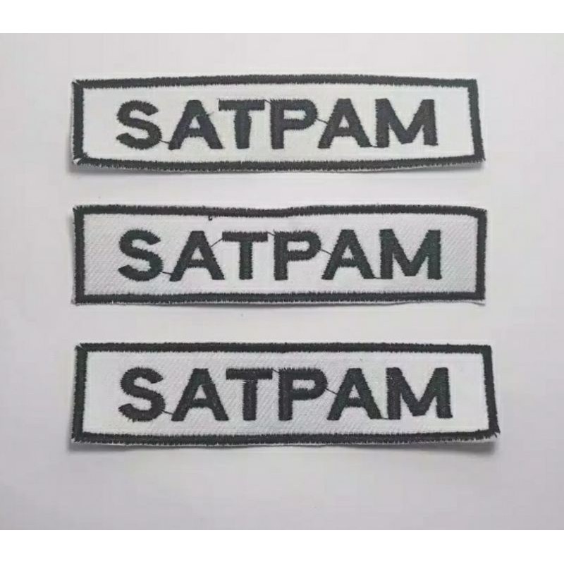 bedge bet satpam bordir satpam Logo satpam nama