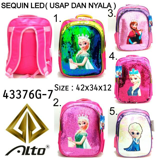 TAS RANSEL BACKPACK USAP DAN LAMPU SIZE LEBIH BESAR ALTO 43376G-7