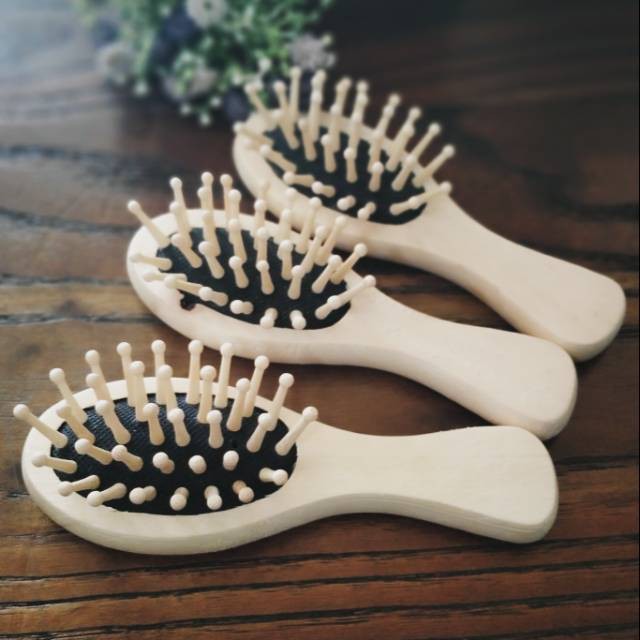 Sisir Kayu Mini Kecil Sovenir  Comb Hampers Souvenir