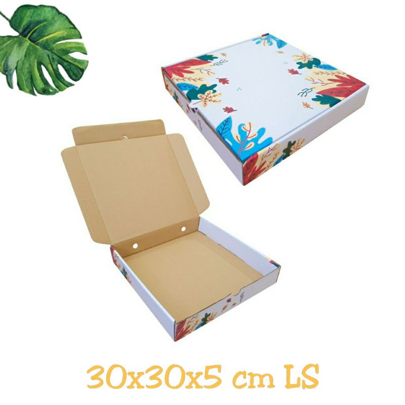 

BOX 30x30x5cm LS Kardus/Karton/Pizza/Kemasan kue