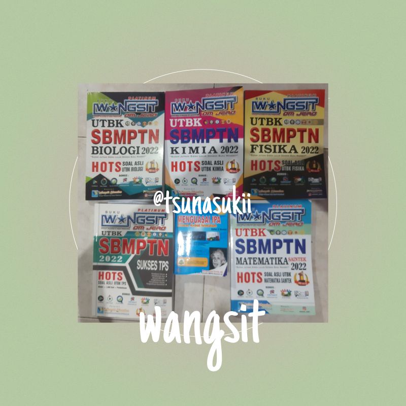 

Take All Buku Wangsit Saintek Preloved ORIGINAL 2022 MIPA IPA SMA UTBK SBMPTN