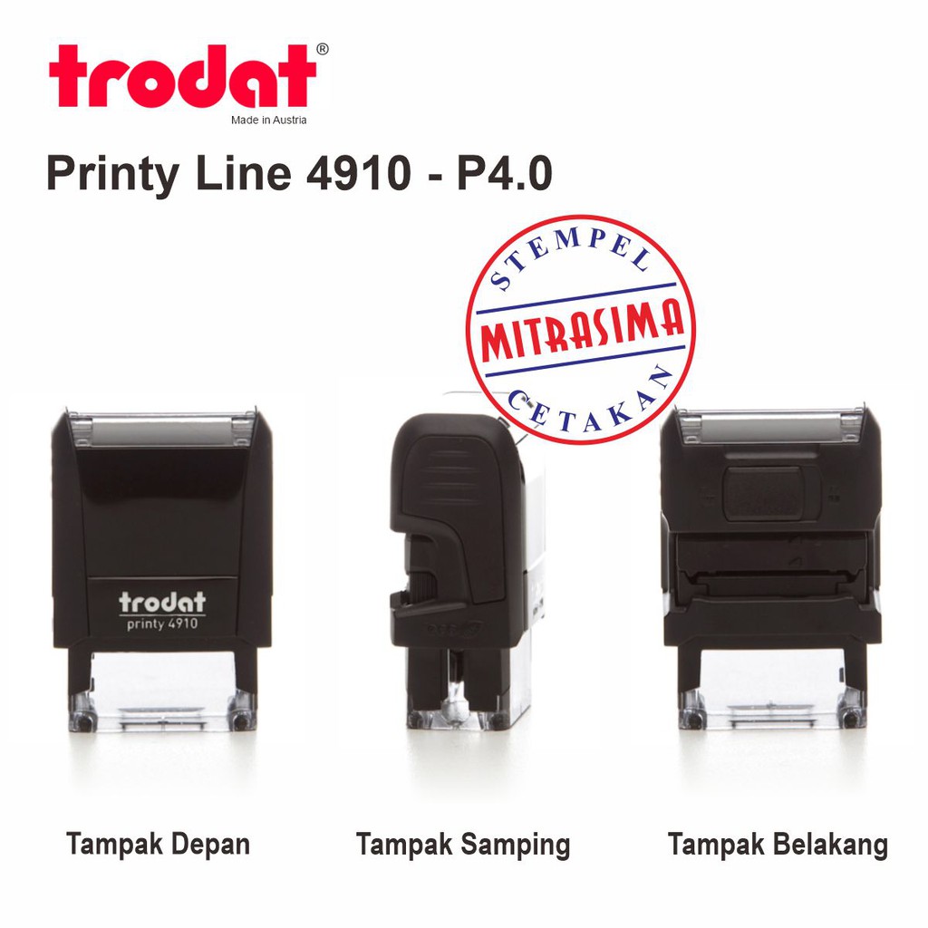 

HJK Stempel Trodat 4910 ( Model Persegi )