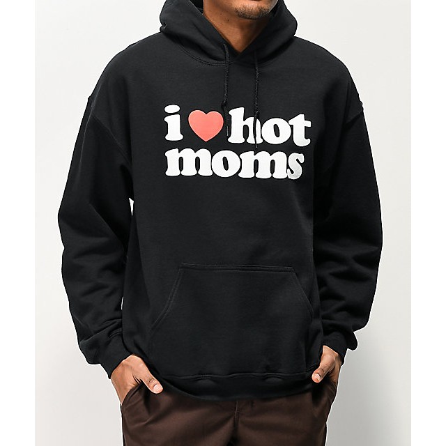 JAKET HOODIE BIG SIZE 2XL 3XL 4XL 5XL I LOVE HOT MOM