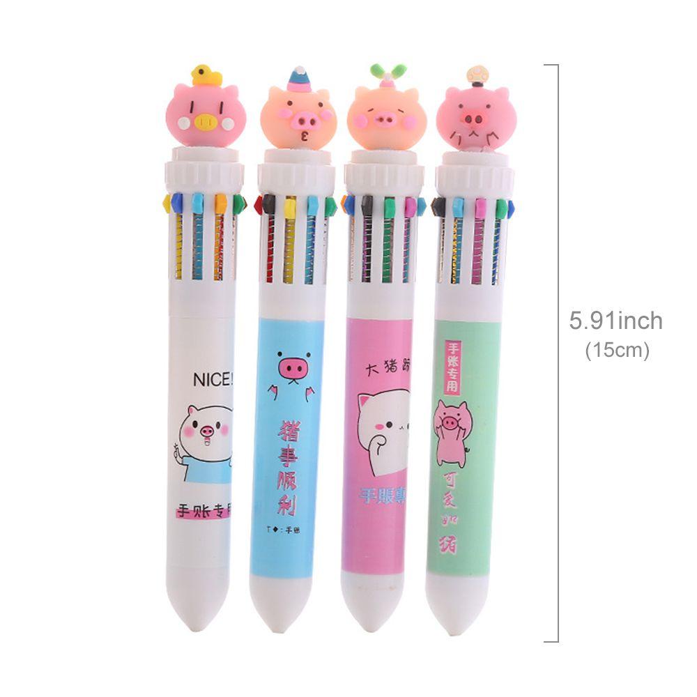 Hadiah Pulpen Ballpoint PREVA Kartun 10warna Graffiti