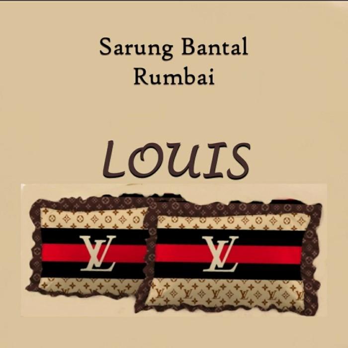 sarung bantal rumbai lady rose ( isi 2 ) / lady rose / sarung bantal