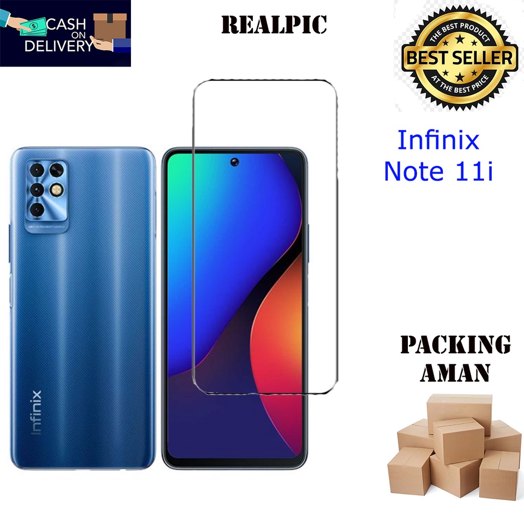 Tempered Glass Infinix Note 11i Screen Protector Anti Gores