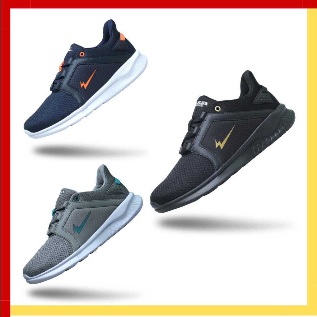 Sepatu Running Lifestyle Eagle Blackhawk