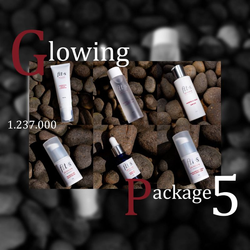 [READY STOCK]PAKET GLOWING 5 FITSSKINCARE/GLOWING PACKAGE 5/Fits Skincare Fit-s by Fitri Salhuteru
