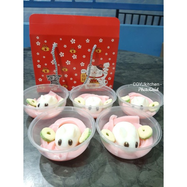 

Hampers lebaran pudding kelinci / rabbit pudding / hampers imlek / parcel lebaran / parcel natal / paket puding premium