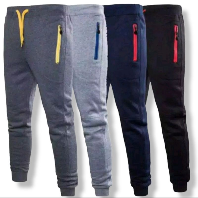 Celana chino joger cargo zipper terbaru
