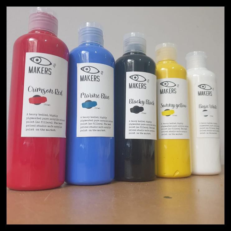 

Promo Paket Cat Lukis Akrilik 250Ml 5 Warna