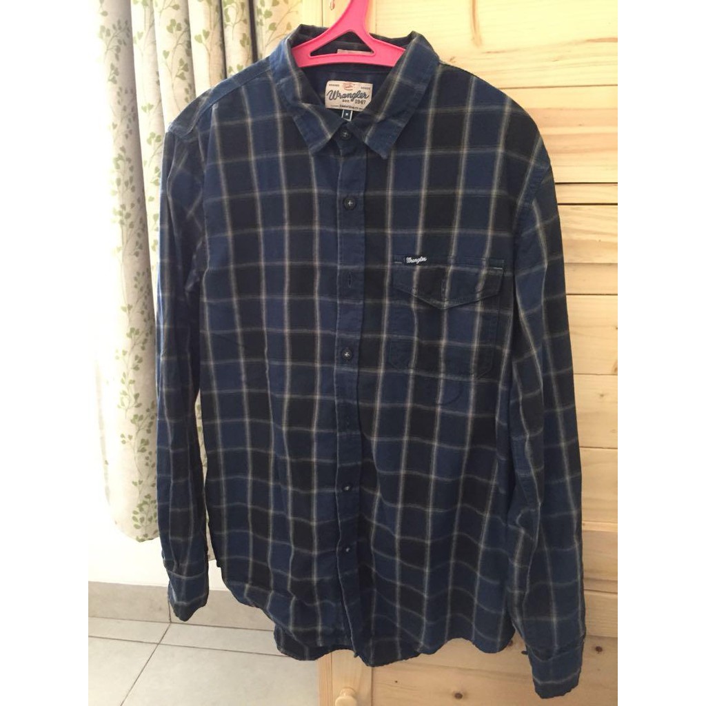 Kemeja Flanel Wrangler Regular Fit - Original 100%