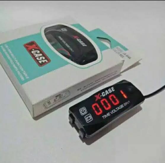 VOLMETER SEPEDA MOTOR 2 IN 1 jam digital variasi motor