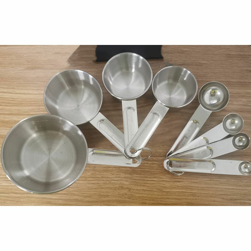 Sendok Takar Bumbu Stainless steel 8 pcs