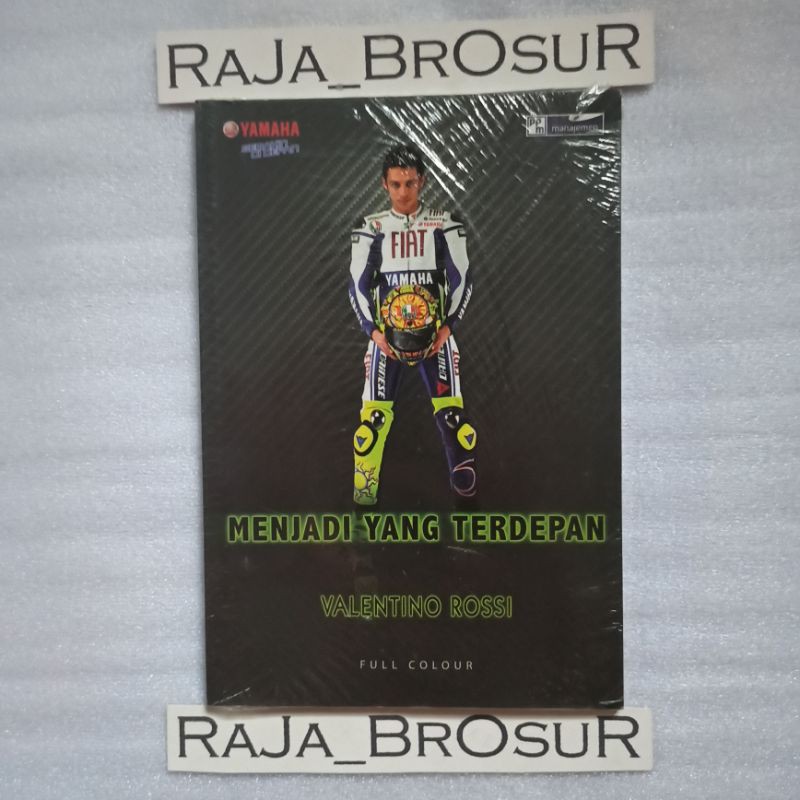 Majalah buku biografi Valentino Rossi VR 46 Menjadi Yang Terdepan