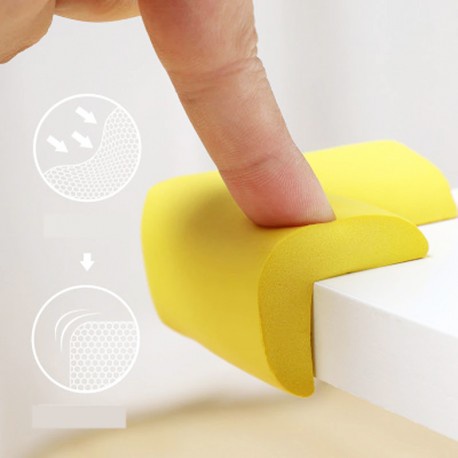 PELINDUNG PENGAMAN SUDUT 2m SIKU MEJA Empuk Tebal Double Tape Perekat Corner Protector Baby Safety