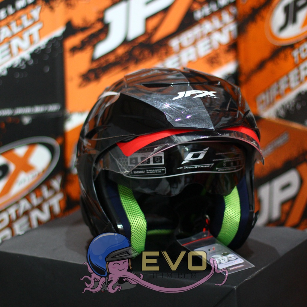 HELM JPX HALFFACE_JPX Z-BLAST  ORIGINAL HELM JPX ZBLAST SUPERMOTO JP HALFFACE - ONGKIR 2KG