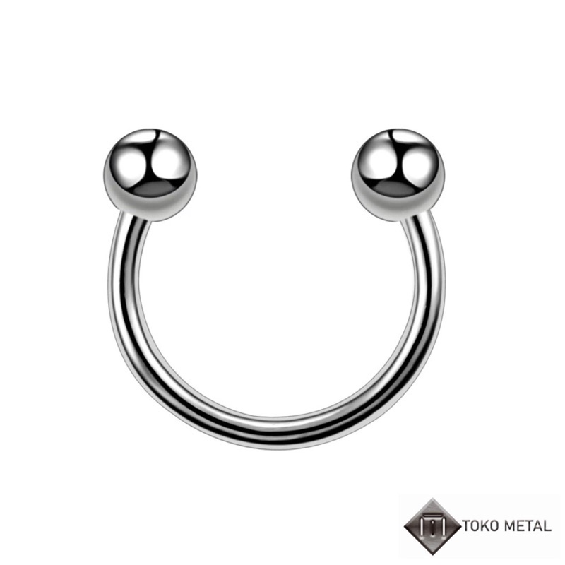 ANTING TITANIUM ROSSI/PIERCING C UNTUK PRIA &amp; WANITA [TOKO METAL]