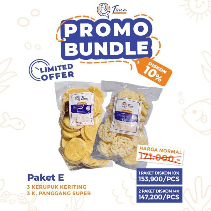 

Kerupuk Keriting, Kemplang Panggang Bangka Super ( Paket E )