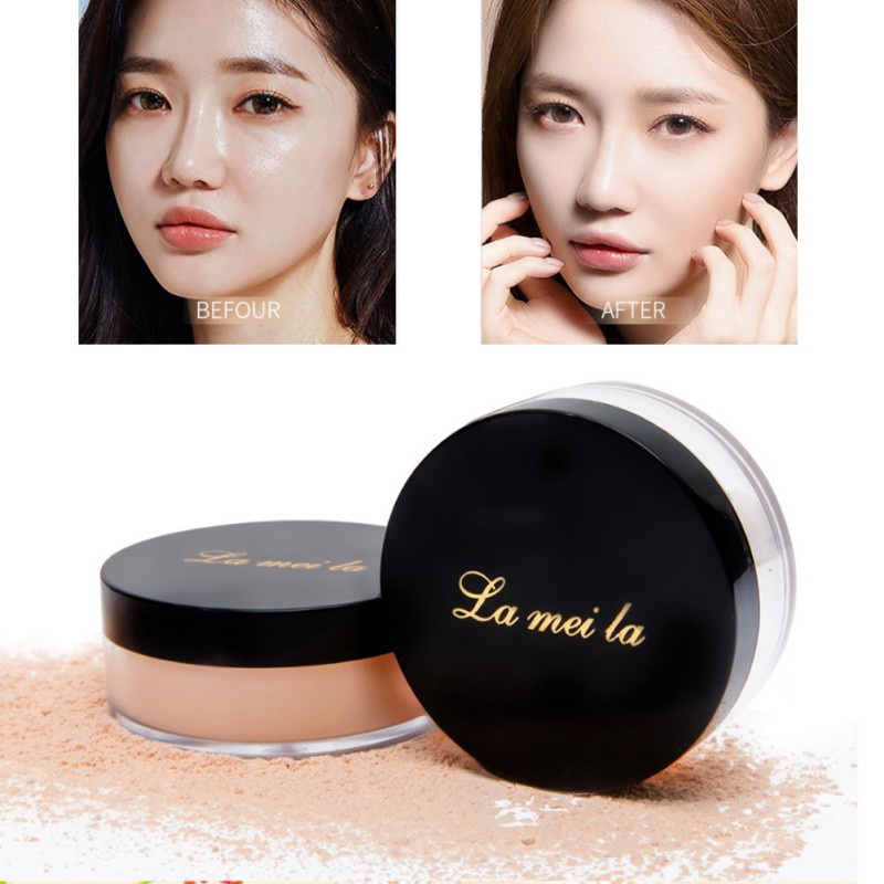 SHINE STAR - LAMEILA 5067 Bedak Tabur Make up Powder Pengontrol Minyak Wajah Anti Air