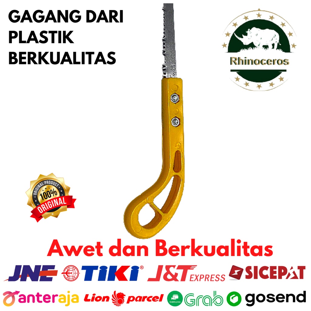 Gergaji Kayu Mini Bonsai Handle Plastik Kuning Gergaji Kecil Lancip