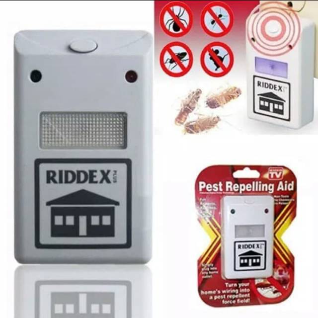 Riddex Led Electric Pengusir Kecoa Tikus Dan Serangga Tidak Berbau