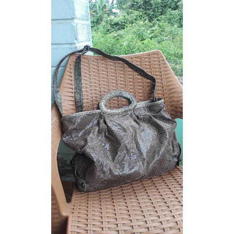 pl tas motif kulit ular