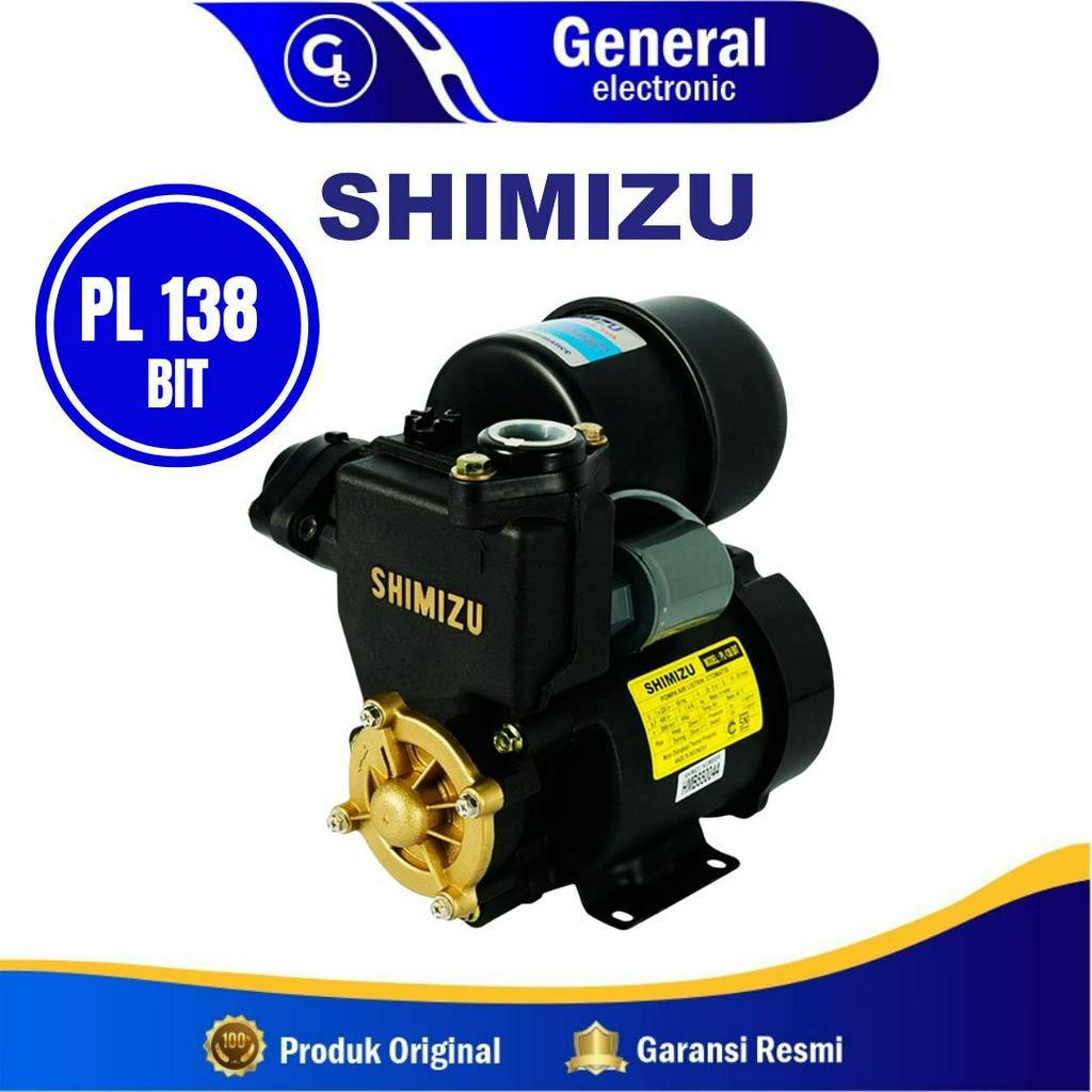 Pompa Air Shimizu Otomatis PL 138 BIT - Sumur Dangkal Original