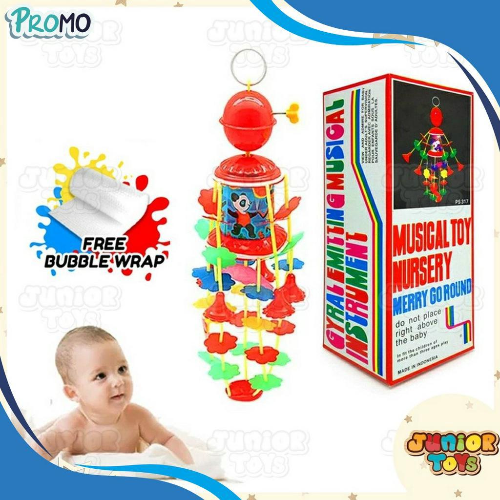 EKSKLUSIF Mainan Bayi Gantung Mainan Anak Bayi Merry Go Round Mainan Anak Anak Mainan Bayi 6 bulan M