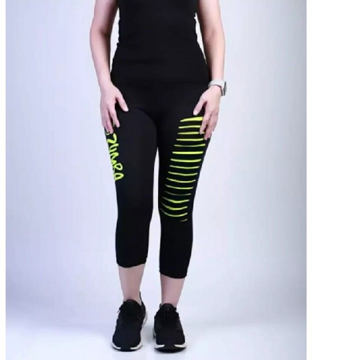 cod legging zumba pendek 7/8 sobek